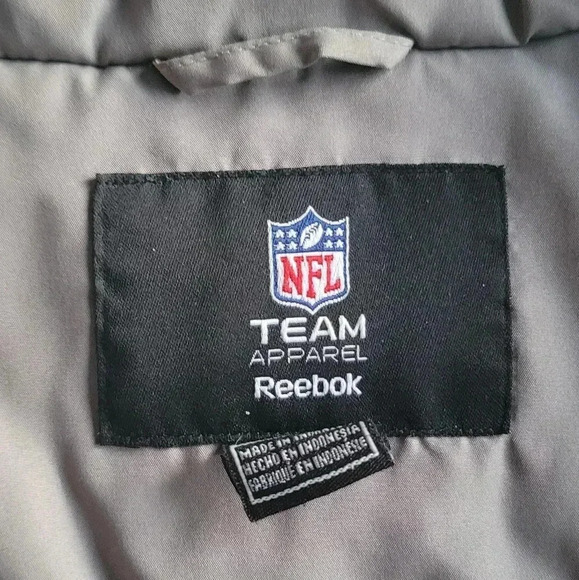 Dallas Cowboys Vintage Jacket Blue and Gray Reebok NFL Size Large - Picture 4 of 8